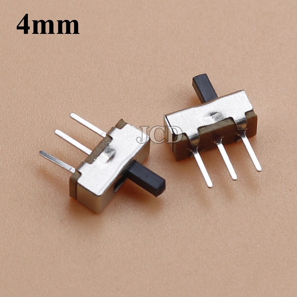 High-Quality Mini Slide Toggle Switches - 20-Pack, 3-Pin, 2 Positions, Multiple Handle Lengths