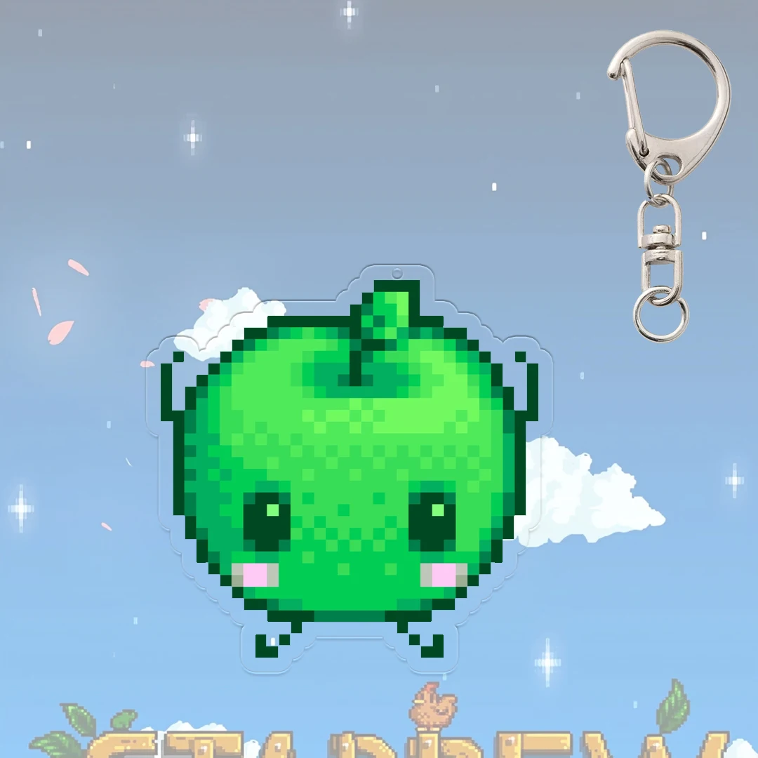 Purple Pants Keychain - Creative Stardew Valley-Inspired Decor & Accessory Pendant