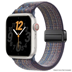 Premium Nylon Loop Strap with Magnetic Closure - 42 - 44 - 45 - 46 - 49mm (GemUO)