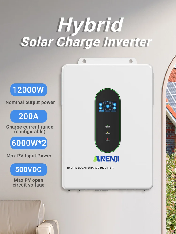 12KW 48V Hybrid Solar Inverter On/Off-Grid MPPT PV 200A 500VDC Threephas Pure Si