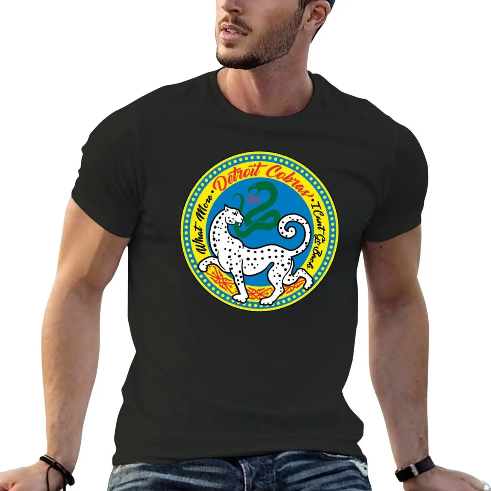 The Detroit Cobras T-Shirt Short sleeve sweat shirts aesthetic clothes mens t shirts