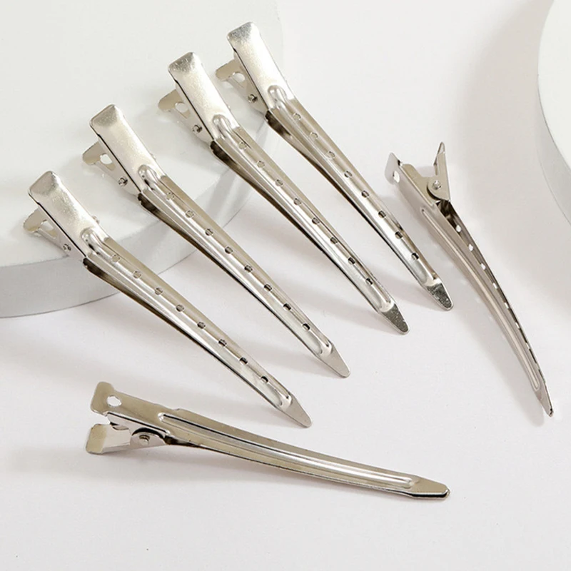 헤어 살롱 헤어 클립 금속 Duckbill 악어 컬링 헤어 스타일링 클립 이발소 헤어 포지셔닝 클립 여성 헤어 클립