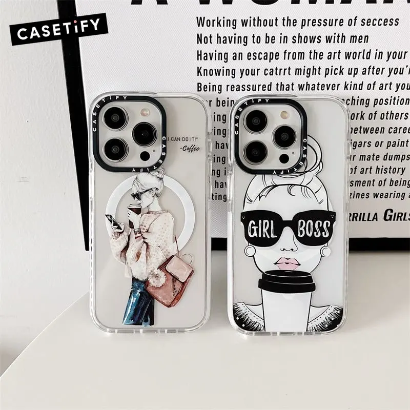 CASETIFY Original Magsafe Wireless Charging Solid Color Cases for