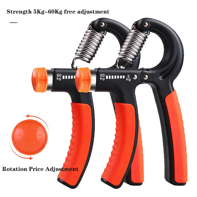 Adjustable R-Type Hand Grip Exercise Countable Strength Exercise Strengthening Pliers Spring Finger Pinch Wrist Expander 5