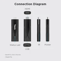 TANIX TX8 Smart TV Box Android 10 TV Stick Allwinner H313 2GB 16GB 2.4G WIFI 4K MINI TV Dongle - Image 6