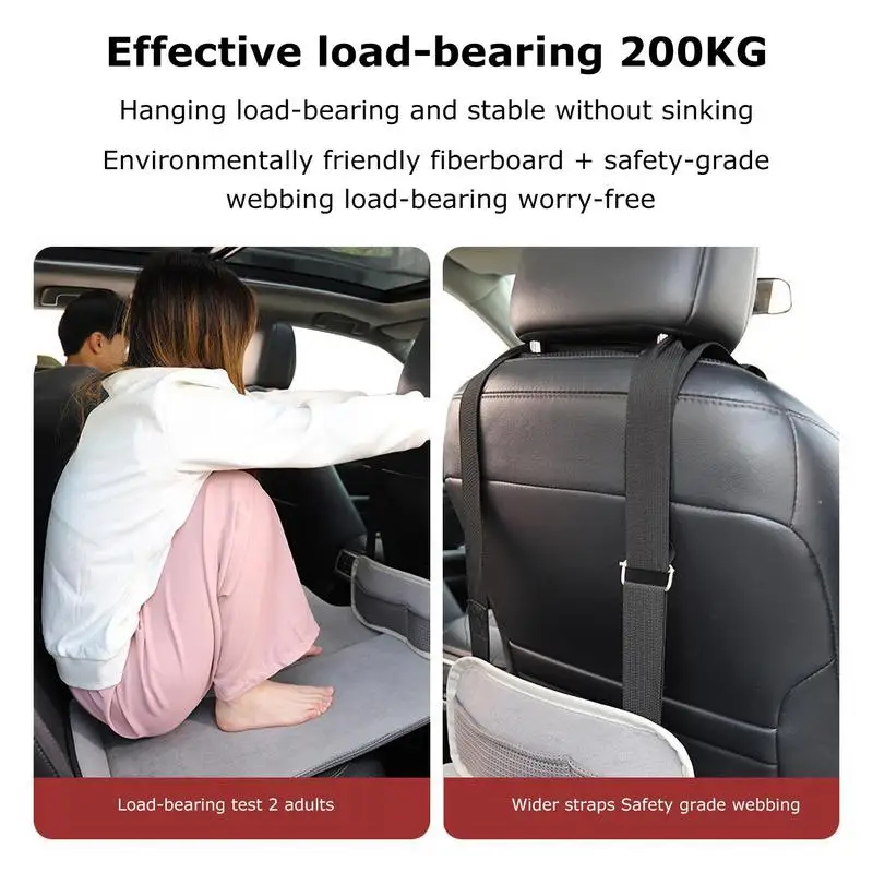 Backseat Mattress for Car Double Sided Backseat Bed Foldable Camping Mattress Strong Load Bearing Sleeping travel Pad for car