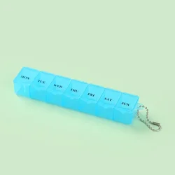 Compact 7 - Day Pill Case Organizer for Vitamins and Supplements (NO.1)
