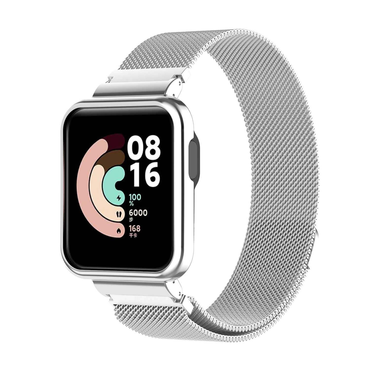 Milanaise-Schlaufe für Xiaomi Mi Watch Lite-Armband, Metall-Magnetband, Redmi Watch 2 Lite/Redmi Watch 1 2/Watch 2 Armband + Hülle – Detail 21