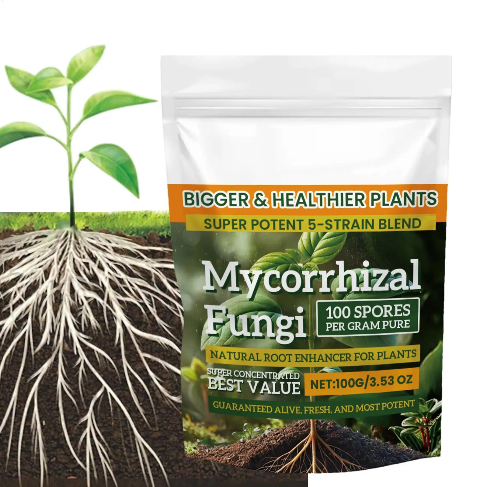 Enhanced Plant Growth Nutrient Powder - 100g Balanced Root Supplement