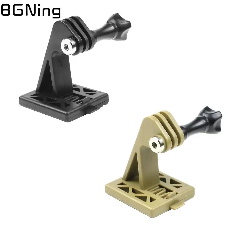 NVG Helmbasis-Adapter, Action-Kamera, Fix-Mount, leichter Konverter für Gopro 13 12 Insta360 OSMO Pocket 3 Ständer, Telefonhalter