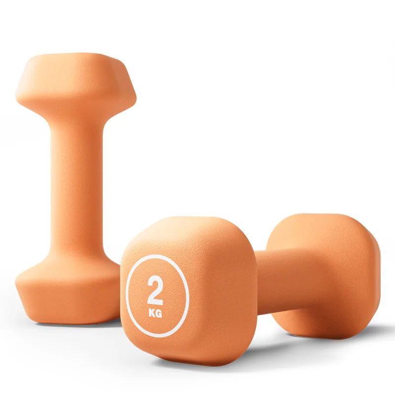Women Dumbbells Weight Loss Slimming Slim Waist Fitness Equipment Plastic Dip In Dumbbell Beginners Arm Muscles Dumbbell Set