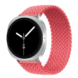 Braided Solo Loop Elastic Bracelet Strap - S (Pink Punch)