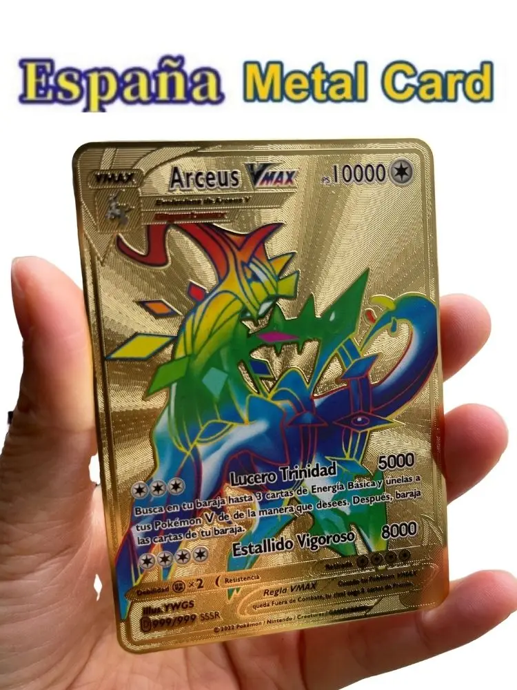 Spanish Pokémon Cards Metal Pokemon Letters Spanish Pokemon Iron 
