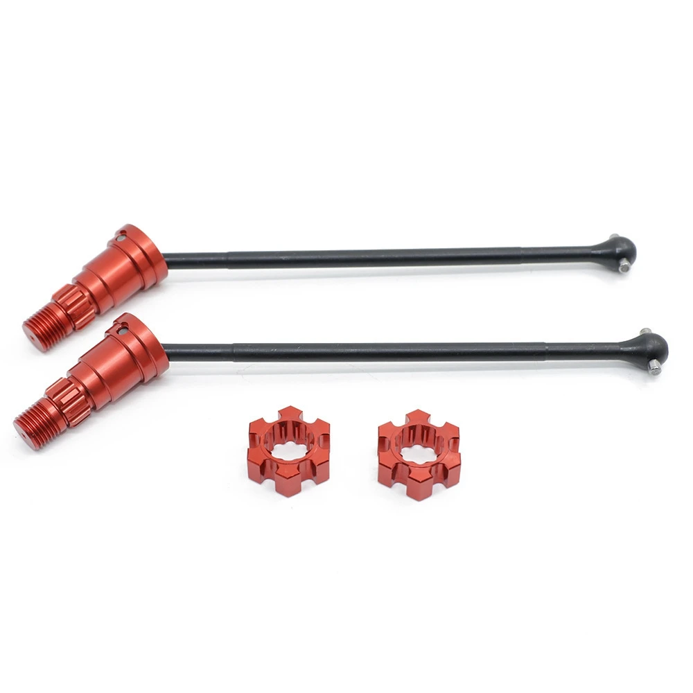 

2Pcs Metal Front Rear Drive Shaft CVD for Traxxas X-Maxx XMAXX 6S 8S 1/5 Monster Truck RC Car Upgrade Parts,2