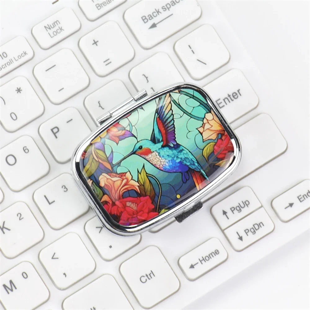 Travel Cases Lovely Colored Medicine Metal Jwelery Organizers Household Holder thumbnail 4