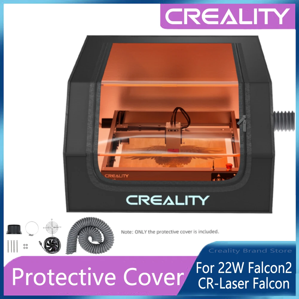 Newest Creality Laser Engraver Enclosure Pro Eye Protection Vent for CNC  Engraving Machine Protective Cover 720 x 720 x 400mm - AliExpress