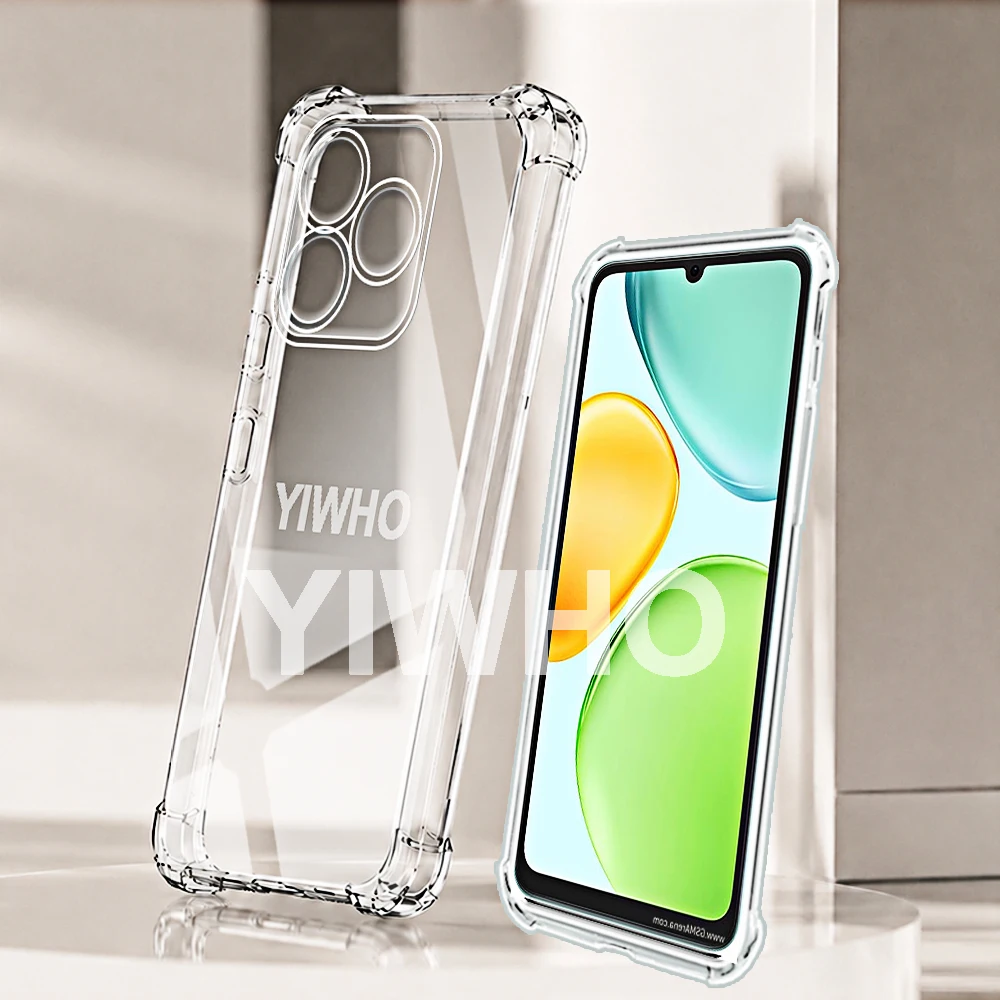 Transparent Shockproof Soft TPU Phone Case - Clear Back Cover, Multiple Piece Options
