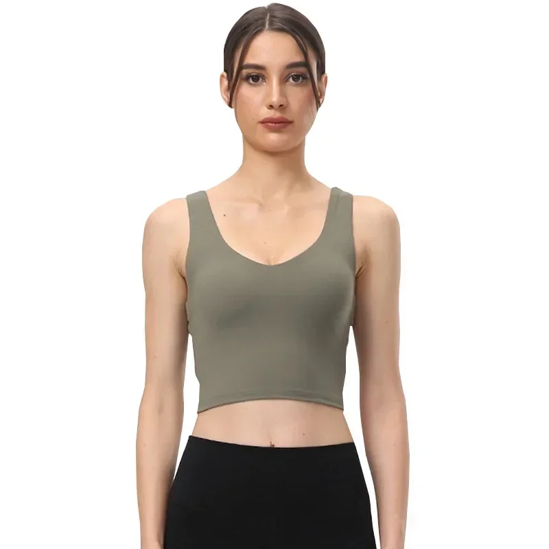 

al sports underwear breathable beauty back milk fitness yoga bra vest spring summer