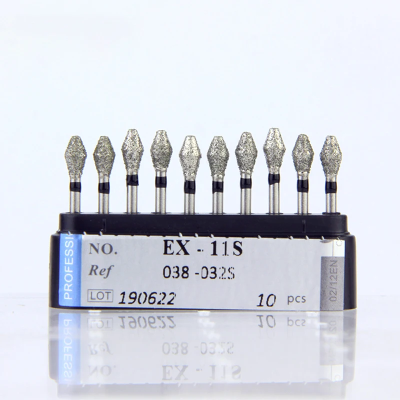 Lodden 10 stücke Dental Diamant bohrer 27 Größen 1,6mm für Hoch geschwindigkeit shand stück schwarze Ringe Super Grob werkzeuge Zahnmedizin Schleif bohrer,bohrmaschine – Detail 40