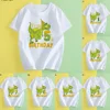 Children Dinosaur Birthday Number Cartoon T Shirt Child Birthday Party Dino Present T-shirt Boy Girl Animal Tops Gift Kid Tshirt 1