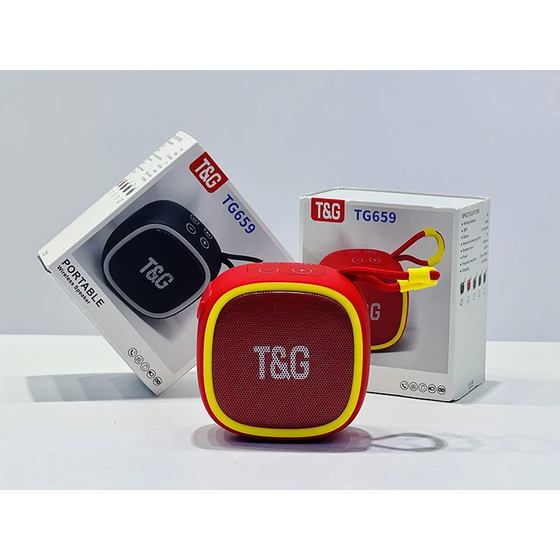 Portable Mini Wireless Bluetooth Speaker with TWS and HIFI Sound, TF Card & Radio Support
