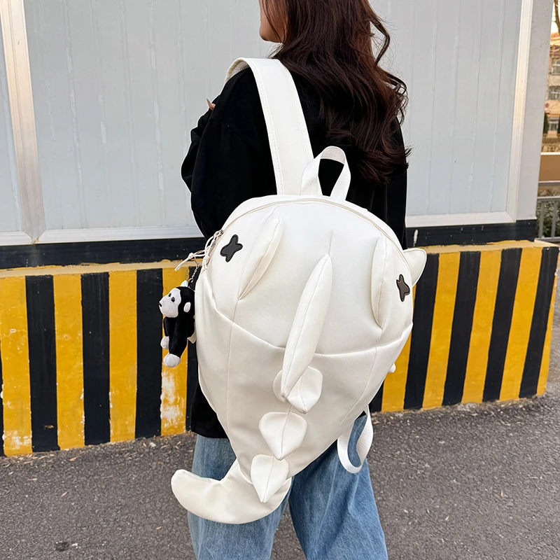 White shark bag [length 23/width 30/height 44]