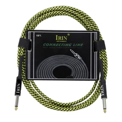 Premium Noise-Reduction Guitar Audio Cable - 10/6/3M | High-Quality Instrument Connection Cord (3M Yellow)