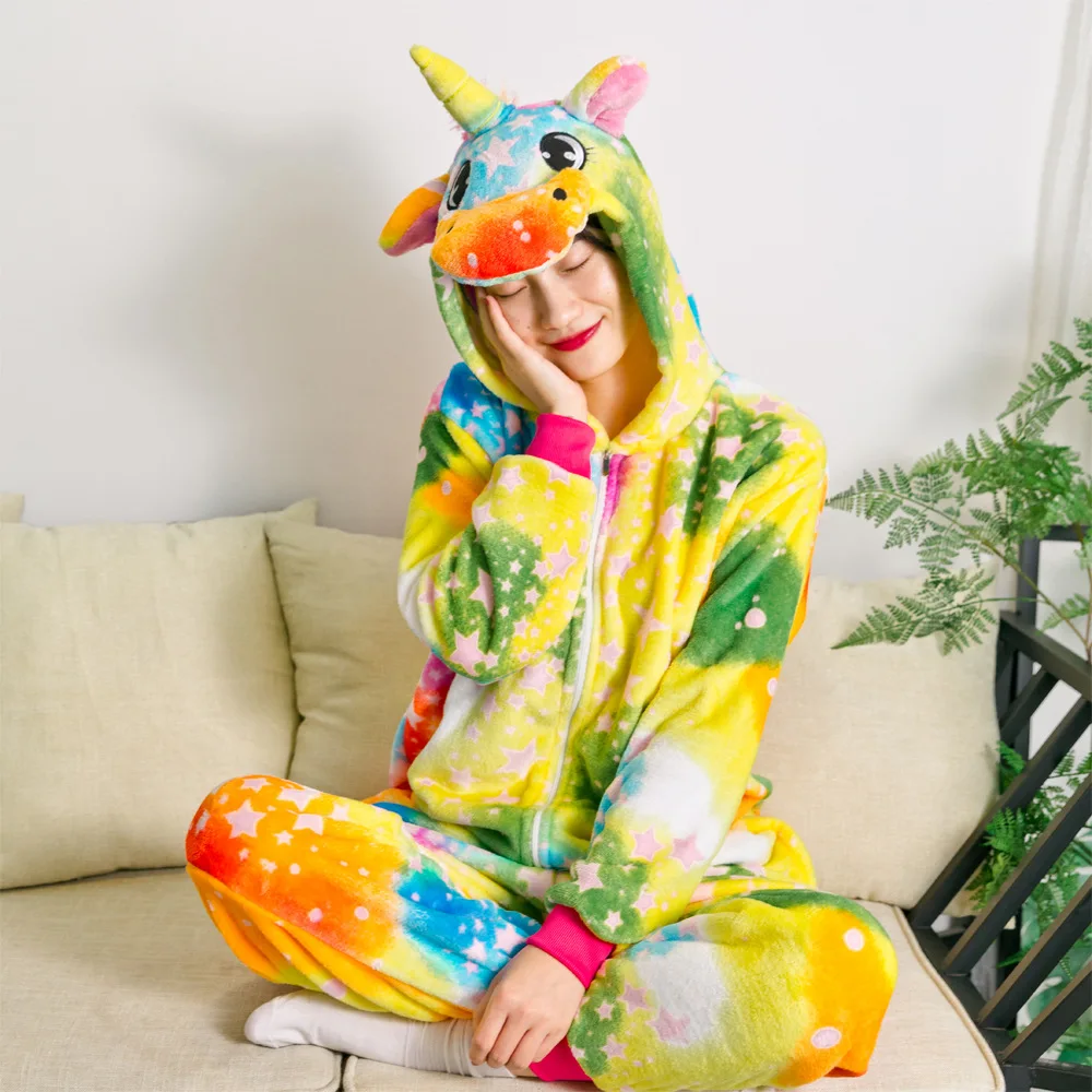 Пижама-комбинезон фланелевая для взрослых и подростков