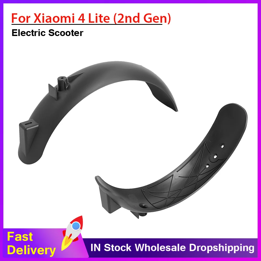 4 Lite (2nd Generation) Rear Wheel Fender For Iconic Brand Electric Scooter 4 Lite 2nd Wheel Water Proof Shell Mudguard Wing