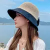 Summer Women Bucket Hat UV Protection Sun Hats Soft Foldable Wide Brim Outdoor Beach Hat Panama Cap 4