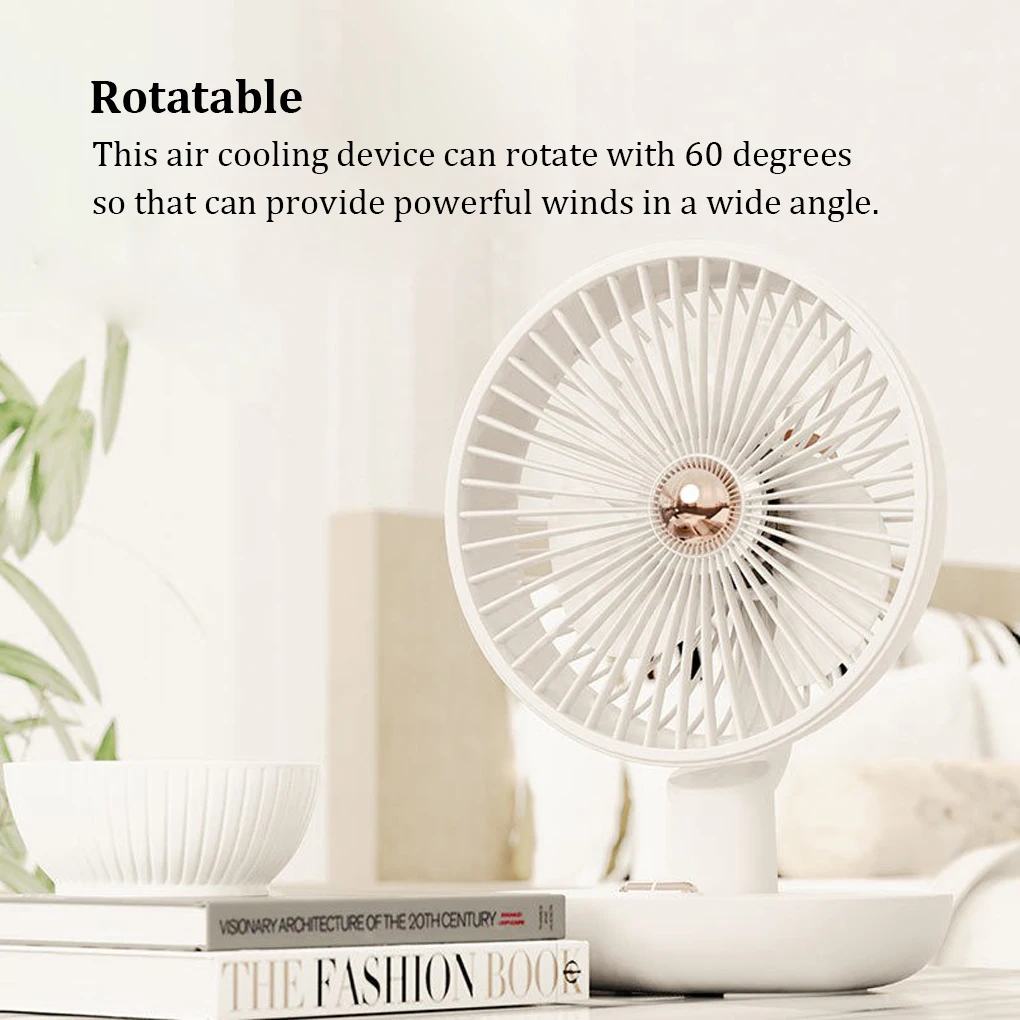 

Electric Tabletop Cold Fan 3 Speeds Portable Strong Winds Air Cooler Low Noise Cooling Fans Bedroom Office Dormitory