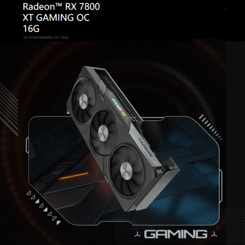 ビデオゲームグラフィックスカードGIGABYTE-RX,7800xt,ビデオ ビデオゲームグラフィックスカードGIGABYTE-RX,7800xt,ビデオ