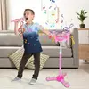Children's Sing Microphone Stand Playset Microphone Stand Playset Kids Standing Karaoke machine Microphone Toys With Stand 2