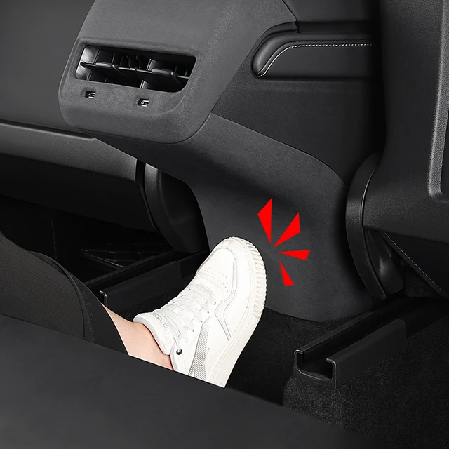For Tesla Model 3 Model Y 2021 2022 2023 Leather AC Air Vent Cover Car Rear  Armrest Box Air Conditioning Vent Outlet Trim Frame - AliExpress