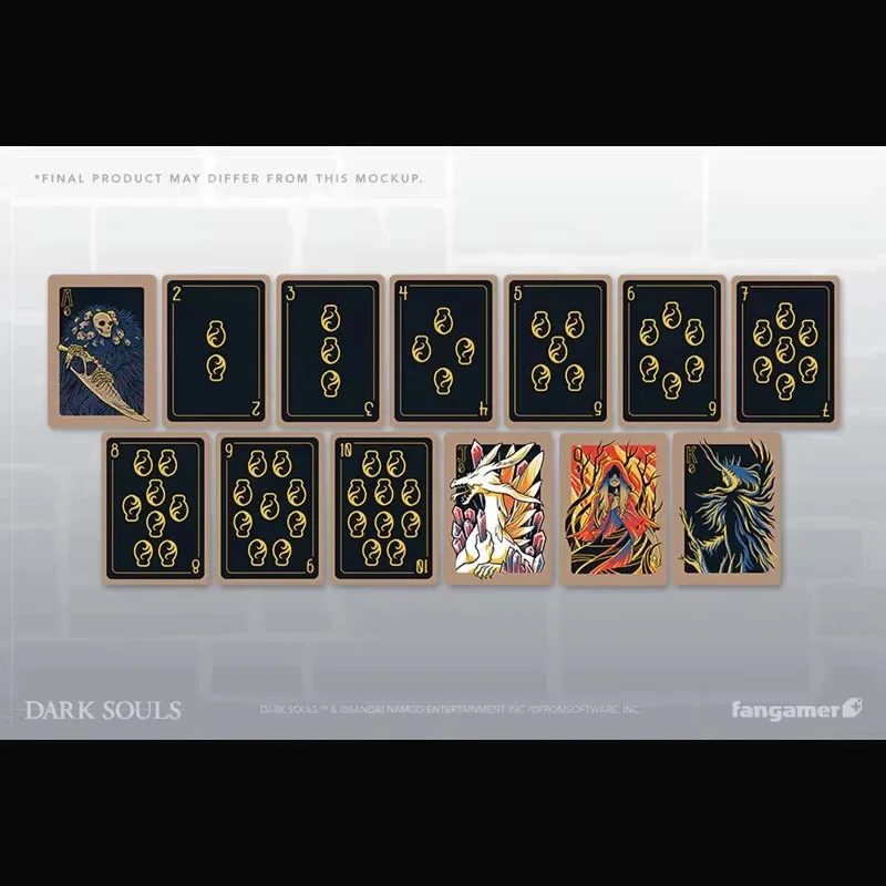 Dark Souls Poker Playing Card Deck - 52-Card Set for Poker, Blackjack, and More