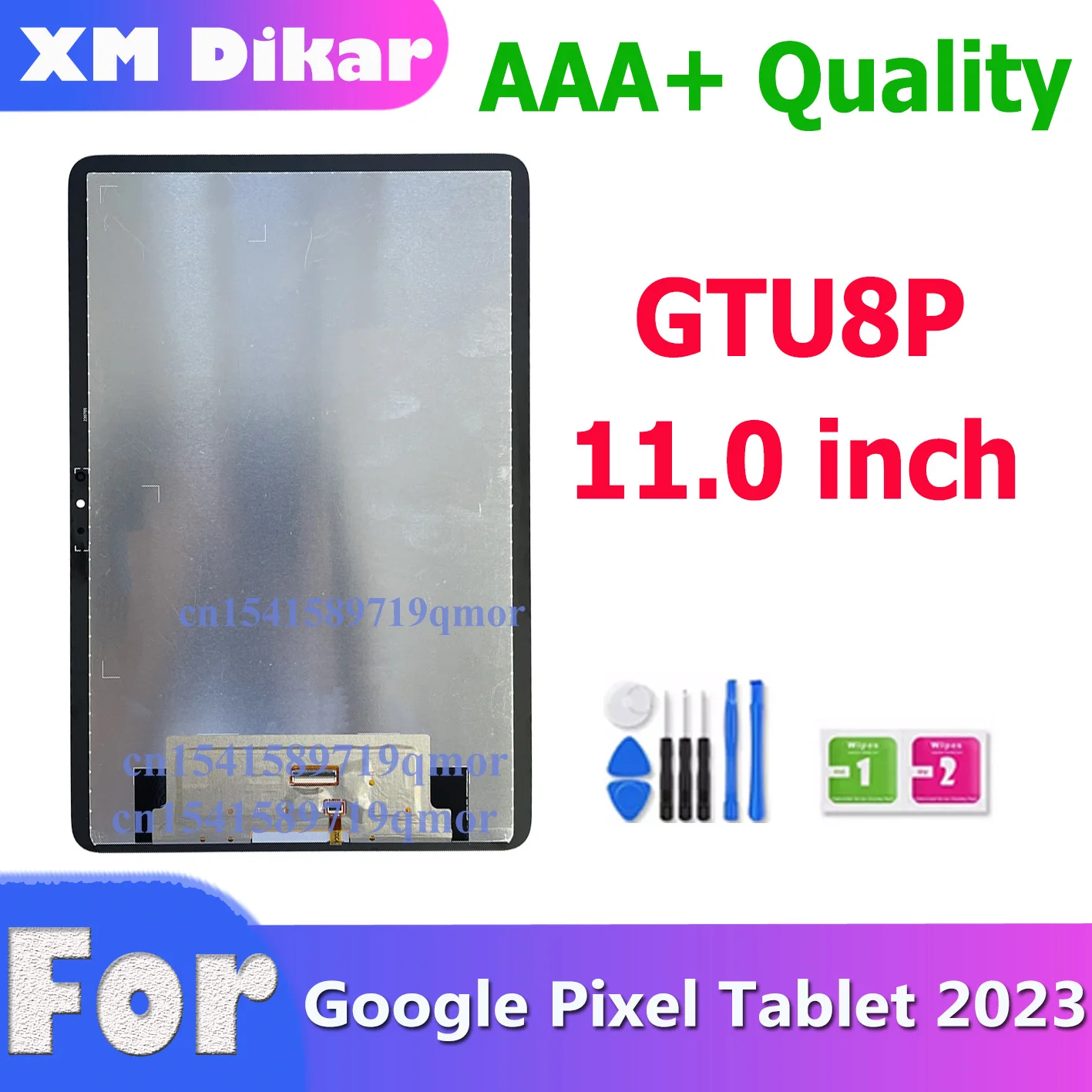 11.0'' Display For Google Pixel Tablet GTU8P LCD Touch Screen Touch Panel Digitizer For Pixel Tablet Display Replace