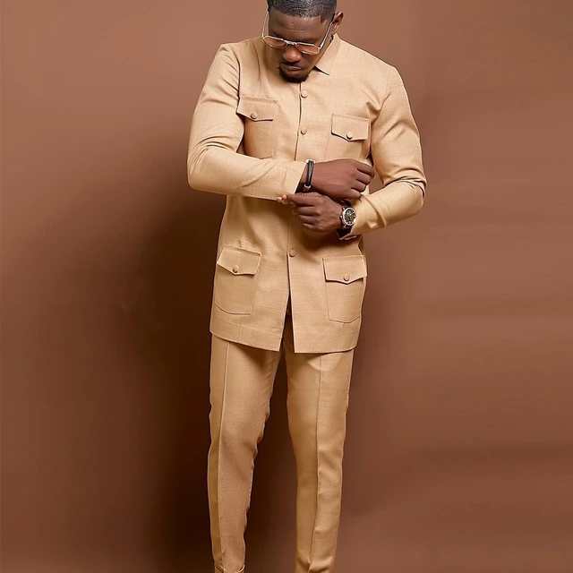 Ola Single-breasted Two-piece Long Sleeve Shirt and Pant - Image 3