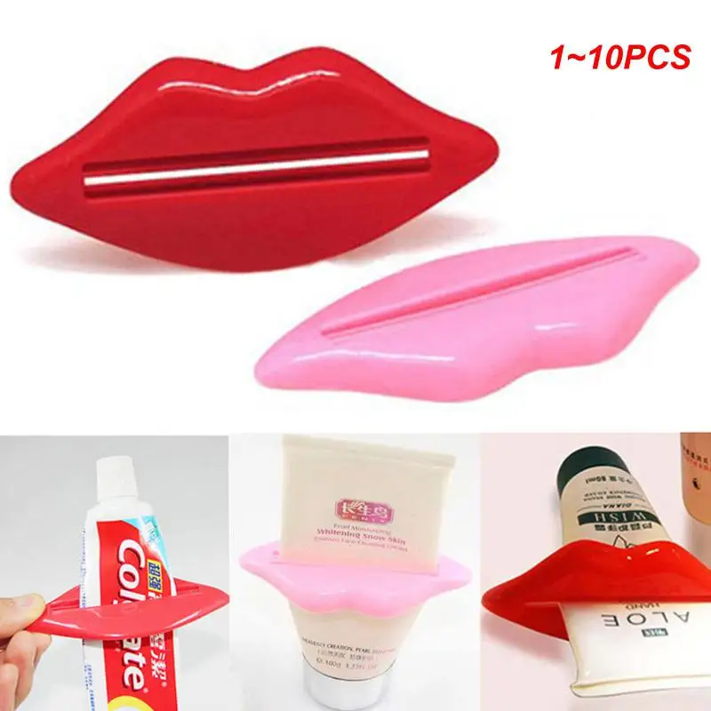 

1~10PCS Plastic Tooth Paste Dispenser Holder Rolling Tube Squeezer Toothpaste Bathroom Accessory Supplies