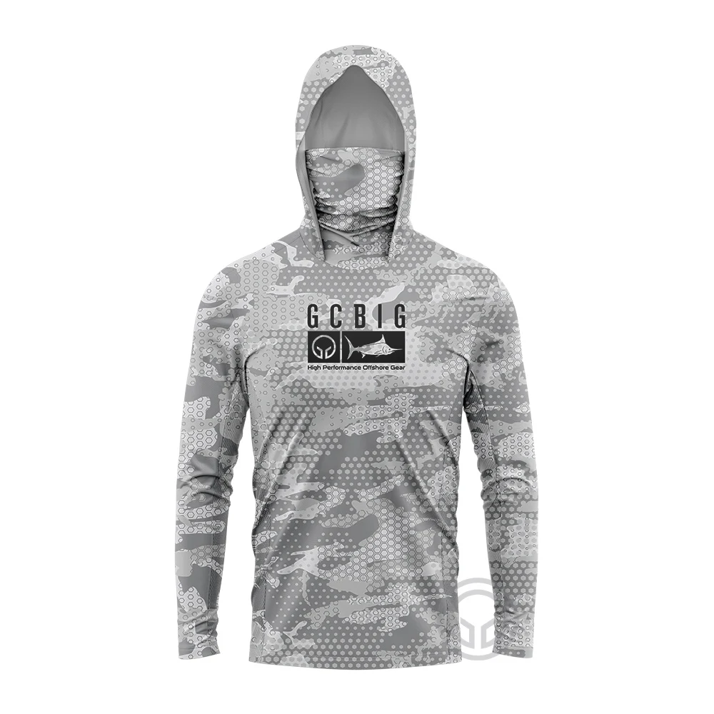 Description Picture 5 of itemFishing Clothing Men's Long Sleeve Jersey For Fishing Uv Protection Hoodie Mask Fishing/Hiking Shirts Camisa De Pesca Apparel