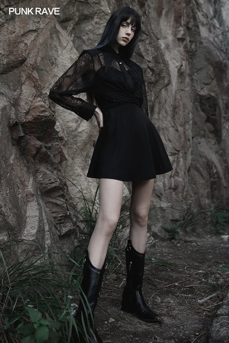 Punk rave camisa feminina romântica gótica de renda com ombreiras estilo  lolita casaco jacquard fino primavera verão - AliExpress, image size:800x1200