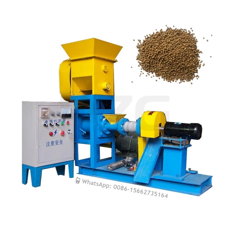 

40~50KG/H 220V/380V Floating Fish Feed Pellet Making Extruder Machine Dry Fish Feed Pellet Extruding Machine