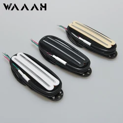 1pcs Alnico 5 Dual Hot Rails Humbucker Pickup Single Coil Black White Yellow Color for  ST SQ Electric Guitar Parts