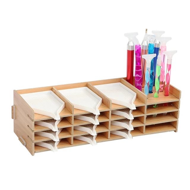 Multi-function Diamond Painting Tray Holder DIY Diamond Embroidery Tool  Storage Tray Drill Pen Organizer Storage Box DIY Craft - AliExpress