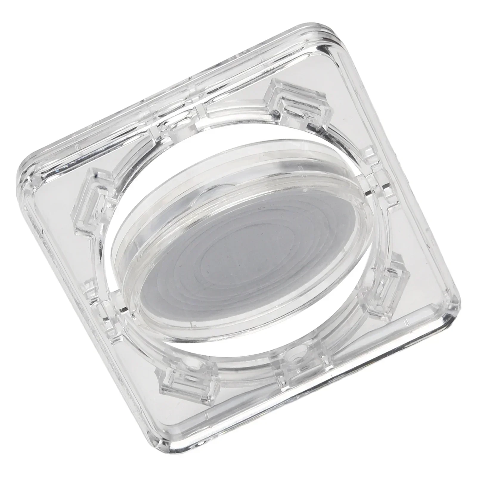 Coin Holder Acrylic Display Case For Collectible Medals 4cm Commemorative Coin Protection Box Storage Rotating