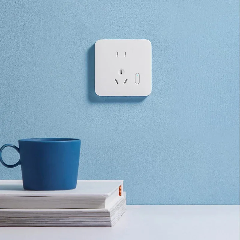 Xiaomi Mijia Smart Wall Socket Wireless Plug 10A 250V Xiaoai Voice Control Power Statistics OTA Upgrade For Smart Mijia APP