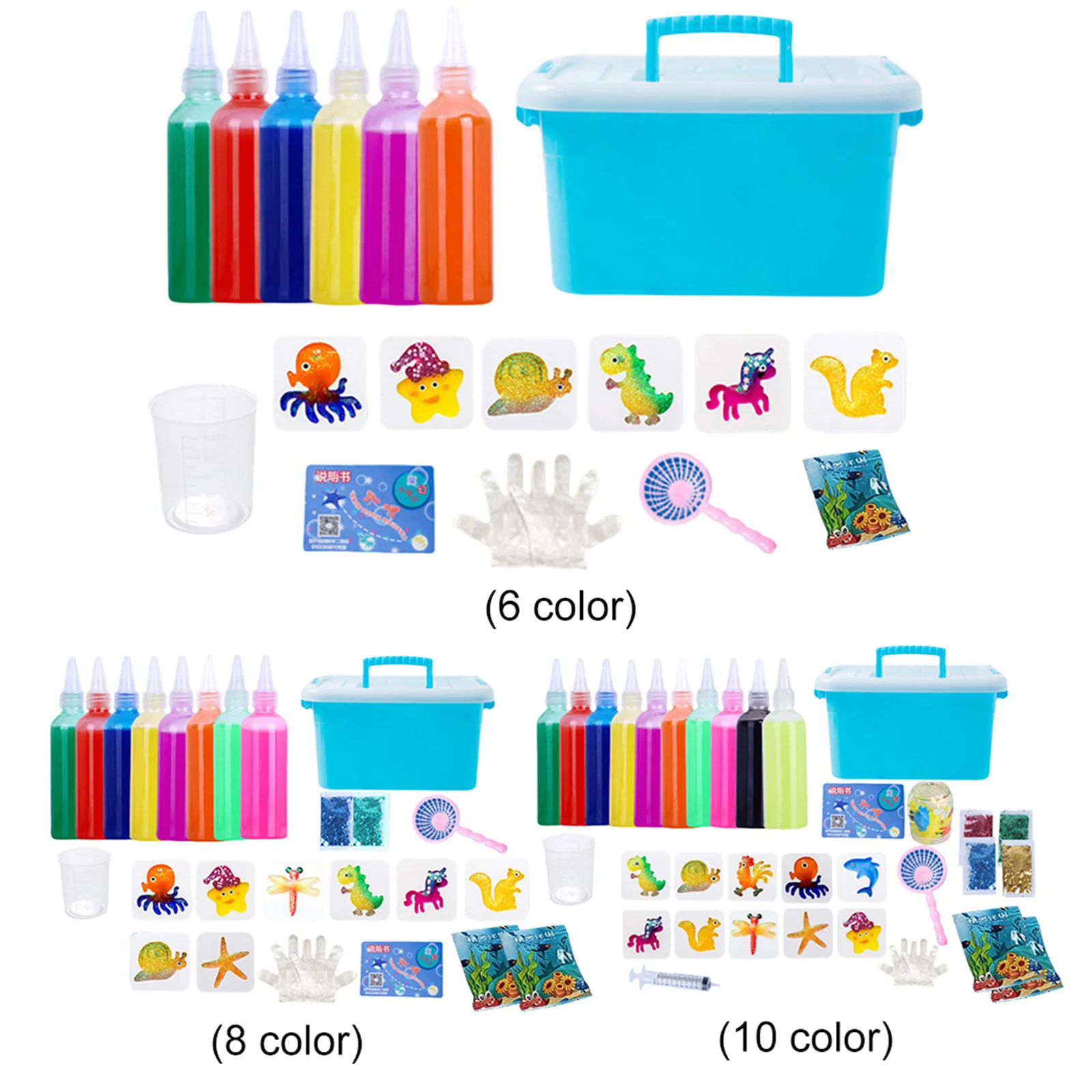 Handmade Water Toy Creative Magic Water Toy Creation Kit Educational Toys Birthday Christmas Gifts for Kids Party Favors