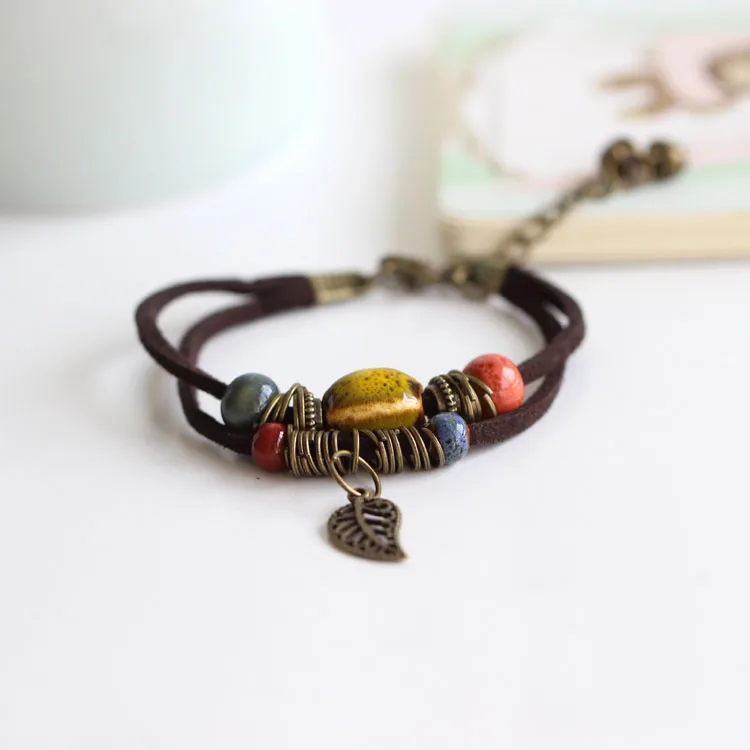 Ceramic Bracelet High Temperature Glaze Ceramic Handmade Trinkets Women's Fashion Bracelets