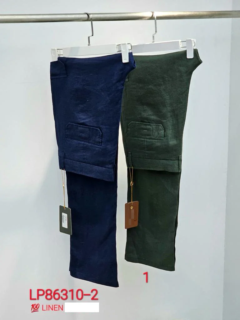 

BILLIONAIRE SIJITONGDA Pants Linen Thin Men 2024 Spring Summer New Business Breathable Comfort Straight Trousers Big 31-40