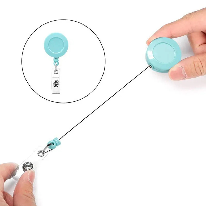 Id Badge Holder Retractable Badge Holder Retractable Id Pendant Roulette for Card Portagafetes