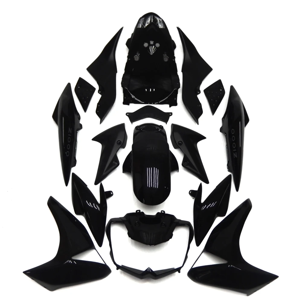 

Motorcycle Fairing Set Body Kit Plastic For Kawasaki Z1000 Z 1000 2007 2008 2009 Accessories Injection Full Bodywork Cowl Black